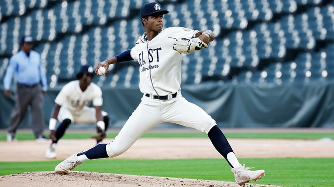 Photos “Courtesy of the Chicago White Sox” and the Negro Leagues Baseball Museum”.