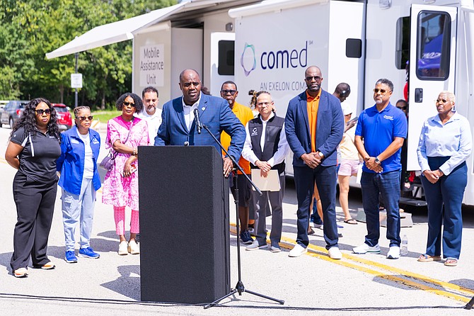 Waukegan Mayor Sam Cunningham. Photo courtesy of ComEd.