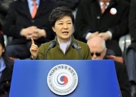 Park Geun-hye made history Monday by becoming South Korea's first female president, pledging to secure South Korea against the threat ... Park Geun-hye made history Monday by becoming South Korea's first female president, pledging to secure South Korea against the threat ...