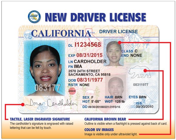 what is needed to update drivers license