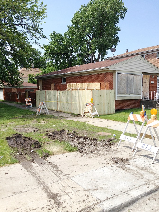 A car accident killed the driver of a white BMW sedan that crashed into the side of a vacant home in Chatham last week. 