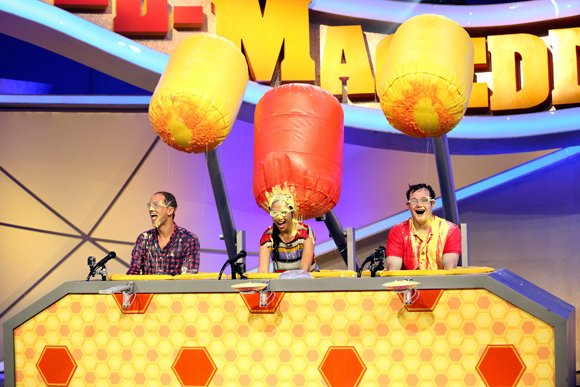 ABC Family's hilarious new game show, "Spell-Mageddon," has contestants take on hilarious distractions while spelling increasingly challenging words. Hosted by Alfonso Ribeiro, the show premieres Wednesday, July 24th on ABC Family.
