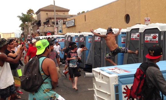 HUNTINGTON BEACH, Calif. — First, police say, came a fight in a crowd at the end of a multi-day surfing ... HUNTINGTON BEACH, Calif. — First, police say, came a fight in a crowd at the end of a multi-day surfing ...