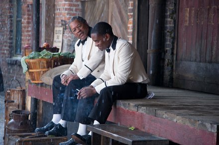 Clarence Williams III and Aml Ameen star in "The Butler."