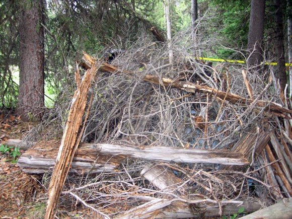 James DiMaggio camouflaged his car in brush, twigs, and logs in the Frank Church River of No Return Wilderness. Law enforcement found the car Friday morning, August 9, 2013 after they received a tip on Thursday that DiMaggio and Hannah Anderson may be in the area. An FBI tactical agent shot and killed DiMaggio, Anderson's alleged abductor, and the suspected murderer of Anderson's younger brother and mother.