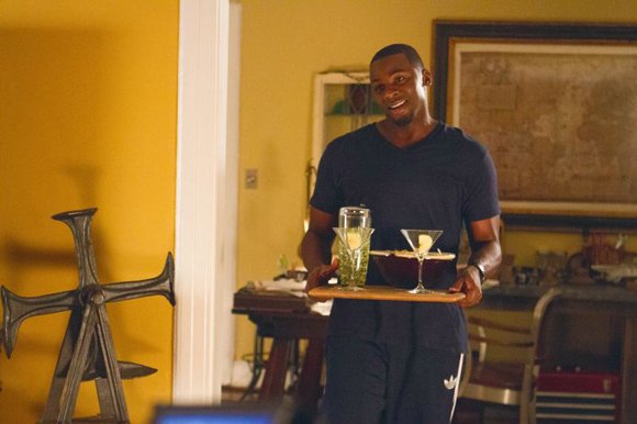 Derek Luke as “William” in “Baggage Claim.”