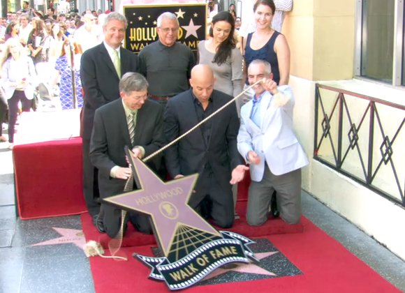 Vin Diesel Receives Hollywood Walk Of Fame Star Our Weekly