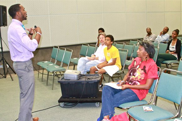 Kevin Brown tells students and parents how to graduate from college without debt.