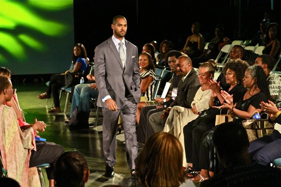 West Coast Expo Lights, Camera, Runway! fashion show model "Young and the Restless" actor Lamon Archey.