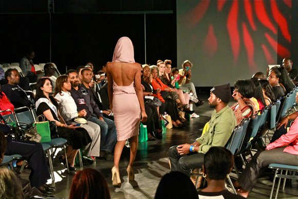 Flirty, flaring fashions kept the audience at the West Coast Expo entertained and intrigued.