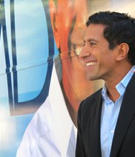 CNN's Dr. Sanjay Gupta kicks off his CNN Express bus tour focusing on the Affordable Care Act, also known as Obamacare. The tour kicked off in Greenville, South Carolina on October 3, 2013.