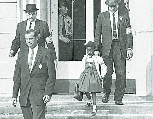Ruby Bridges The First Black Child To Integrate A White School In