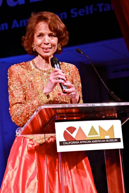 Artist and “artpreneur,” Phoebe Beasley, speaks about her life and career after receiving CAAM’s Lifetime Achievement Award at the museum’s annual gala.