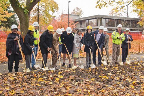 Members of the Portland community gathered at Dawson Park on Thursday to celebrate the start of construction to restore the ... Members of the Portland community gathered at Dawson Park on Thursday to celebrate the start of construction to restore the ...