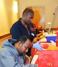 During the The Black McDonalds’s Operators Association’s “Food for the Body & Spirit” program, Walgreens provided free flu shots and general health screenings to attendees.