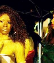 Models are seen in Sao Paulo Brazil's subway on the eve of the 2013 Winter Sao Paulo Fashion Week on October 27, 2013. 