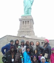 South Shore Drill Team members departed Monday night (Nov. 25) for the Big Apple (New York City) to march in the 87th Macy’s Thanksgiving Day Parade.