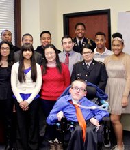 Members of the 2013-14 Student Advisory Council: 
Regan Allen, Kenwood Academy; Karina Chaparro, Spry Community Links; Carlos Dent, Chicago Military Academy; Jose Angel Diaz, Curie Metropolitan High School; Raynard Gillispie, Camelot Excel Academy (Options); Husam Haj, John F. Kennedy; Shiza Jeewa, Northside College Prep; Winnie Lui, Whitney Young; Sanel Mehmedovic, Whitney Young; Andrea Mondragon, Benito Juarez; Alexis Murillo, Chicago High School for Agricultural Sciences; Donald Rapier, Lindblom Math and Science Academy; Martin Roman, Pritzker College Prep (Noble Charter); Fatima Sattar, Northside College Prep; Yevette Smith, Lane Tech; Crystal Stonewall, Chicago High School for Agricultural Sciences; Ryan Stratton, Kenwood Academy; Angelique White, Percy L. Julian