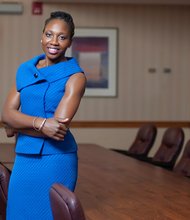 Amara Enyia, 31, is challenging Chicago Mayor Rahm Emanuel in the 2015 Mayoral Election.