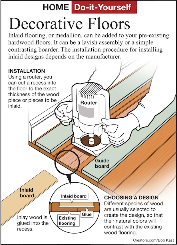 Here S How Install Inlaid Hardwood Floor Houston Style Magazine