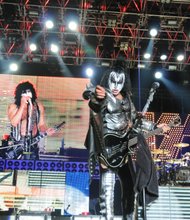 KISS performs in concert the Rock USA Festival on Oshkosh, Wisconsin on July 16, 2011.