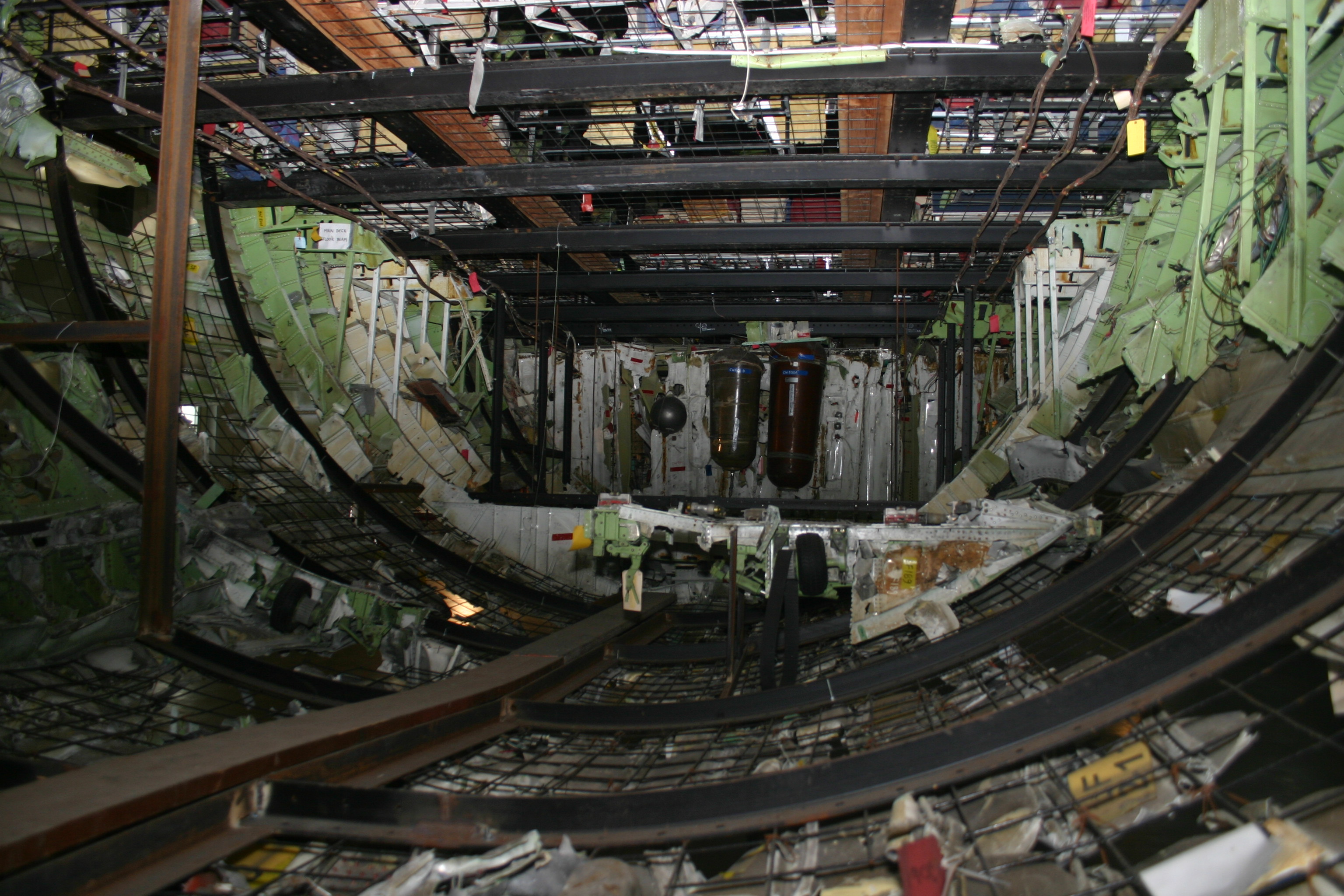 TWA Flight 800 crash: A look at the plane's wreckage
