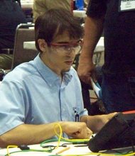 JJC automotive student Tom Hahn competes in the national Skills USA Automotive Service Competition in Kansas City, Mo., this summer.
