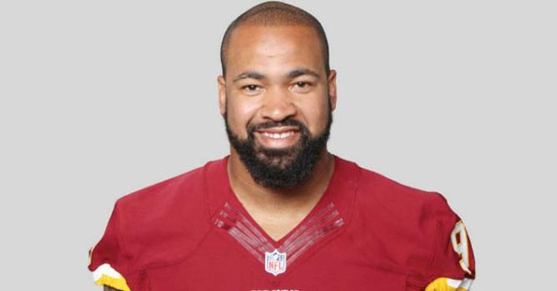 Jason Hatcher, Washington's defensive end. 