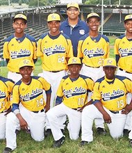 The Jackie Robinson West Little League Team from the south side of Chicago, representing the Great Lakes region in the Little League World Series 2014 games, beat the Rhode Island Little League Team on Monday with an 8-7 victory and played another elimination game against Pearland, Texas Tuesday night. 