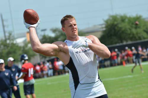 J.J. Watt shines amongst peers at Pro Bowl  Houston texans football,  Texans football, Jj watt