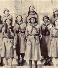 Girl Scout Troop 34, the first African-American troop in the South, in Richmond, 1932.