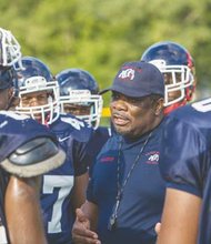 Coach Frank Coston with the Wythe Bulldogs.