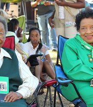 Gladys Lewis and Anna Washington have been Girls Scout leaders for over 50 years.