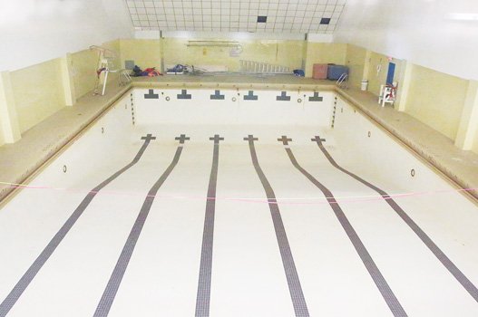 The indoor pool at the Calhoun Family Investment Center sits dormant and dry. The Richmond Redevelopment and Housing Authority closed it in May 2013 because of lack of repair funds.