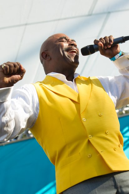 Masta and the Edge of Soul perform at IBEW Local 18 and Baldwin Hills Crenshaw Union Jobs Expo and Celebration which also featured the Michael Ward Band and over 20 community organization sharing information about union apprenticeship and employment opportunities.