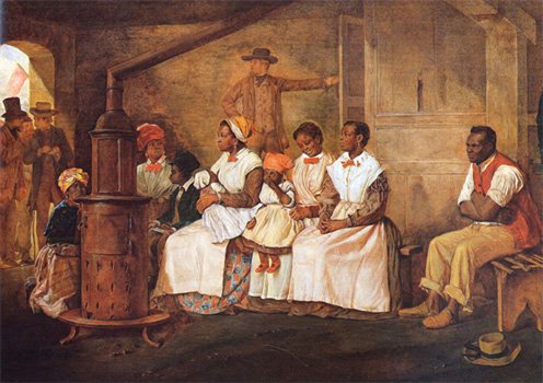 Slavery Waiting to be Sold by Eyre Crowe
