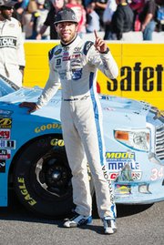 Darrell Wallace Jr. is the first African-American driver to win a national NASCAR race since Wendell Scott in 1963.