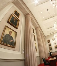 A portrait of late Virginia Supreme Court Chief Justice Leroy R. Hassell Sr. was commissioned by the Virginia Bar Association and now hangs Downtown in the state’s highest court.