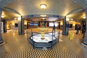 A gleaming lobby awaits patrons at Altria Theater. Modern touches were added in the renovation of the 87-year-old performing arts building. 