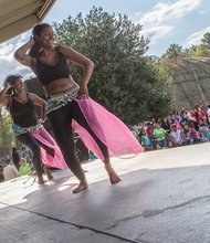 Queens of the Nile Belly Dance Troupe perform at the 2014 Imagine Festival.