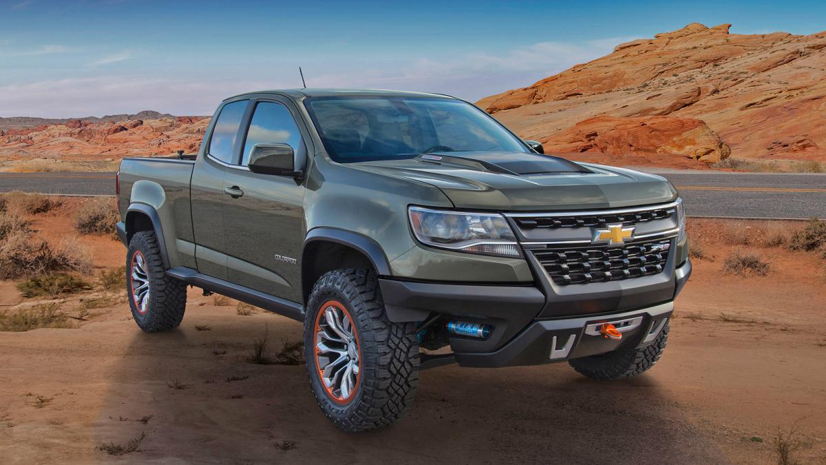 Rugged Diesel Powered Chevrolet Colorado Zr2 Concept Debuts At The Los