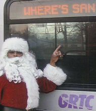 Glenn “Nighthawk” Williams drove for GRTC for 32 years before retiring and surprising riders with gifts in the role of Secret Santa.