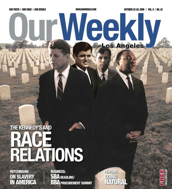 With the passing of Ted Kennedy, a cover story was written about how the Kennedys really felt about Blacks. The cover was fashioned after a graphic created by George Lois.