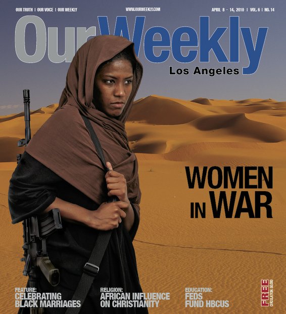 This cover was shot in house and the weapon was an actual AK-47 from the collection of Tony Ostermeier. Women in the military have a history that extends over 3,000 years into the past, throughout a large number of cultures and nations.