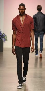 Marsala-hued clothing looks great on men too.