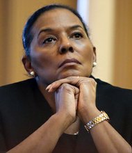 Delegate Jeion A. Ward, who has represented the 92nd District (Hampton) since 2004, listens to proceeding during opening day of the General Assembly, Jan. 14, 2015.