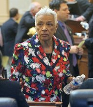 Delegate Mamye E. BaCote of the 95th District on opening day of the General Assembly, Jan. 14, 2015. Delegate BaCote represents parts of the cities of Hampton and Newport News. 