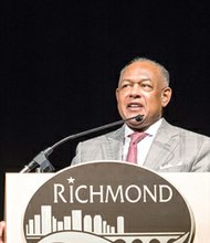 Mayor Jones at State of the City address.