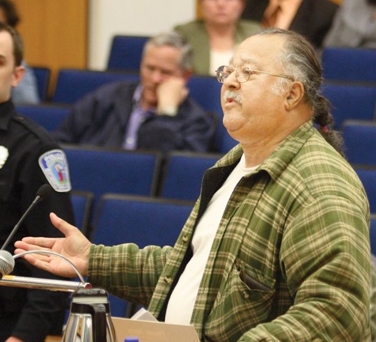 Donald Hatcher at City Hall.