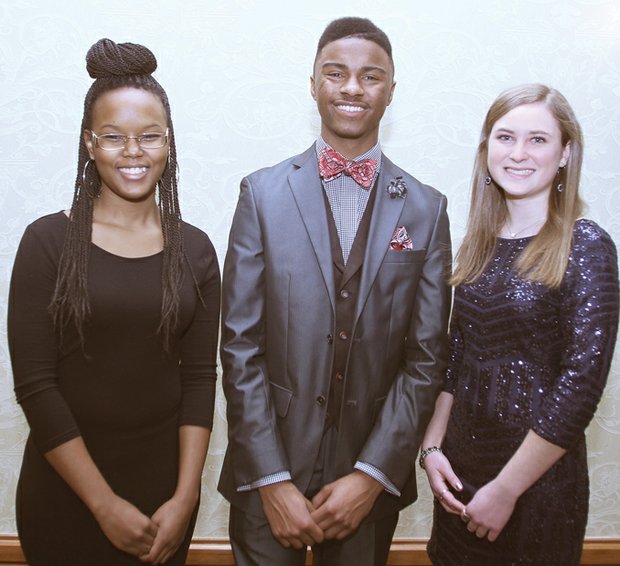 
 Randaisha Nickens, Monté Hathaway and Caroline Sisson 